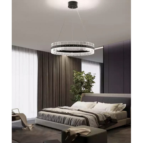 Люстра Acrilico e Acciaio 600 BK